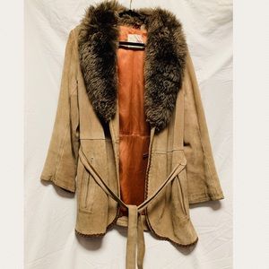 Vintage suede and fur Penny Lane Coat from the 1970’s.